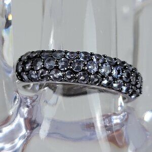 BBJ Lavender Quartz Crystal Sterling Silver Ring Size 8